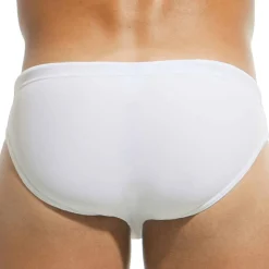 Slip de Bain Classique Blanc