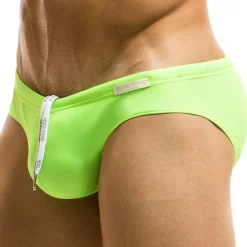 Slip de Bain Classique Citron Vert