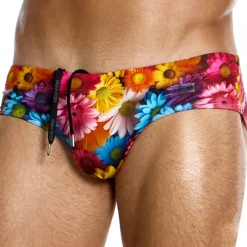 Slip de Bain Classique Daisies Multicolore
