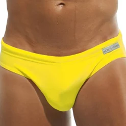 Slip de Bain Classique Jaune
