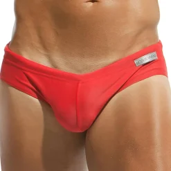 Slip de Bain Classique Rouge