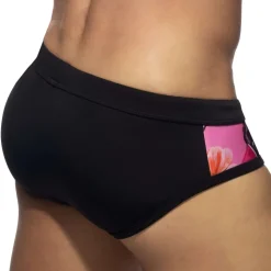 Slip De Bain Hydrangea Noir