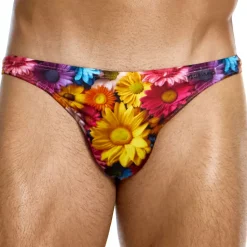 Slip de Bain Low Cut Daisies Multicolore