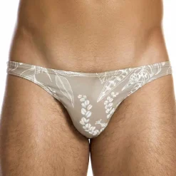 Slip de Bain Low Cut Floreale Sable