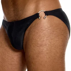 Slip de Bain Low Cut Prince Albert Noir