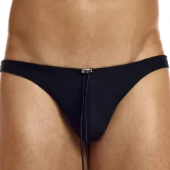 Slip de Bain Low Rise Chameleon Noir