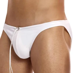 Slip de Bain Low Rise Chameleon Blanc