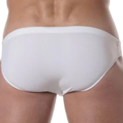 Slip de Bain Mini Uni Blanc