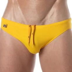 Slip de Bain Mini Uni Jaune