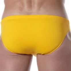 Slip de Bain Mini Uni Jaune