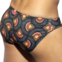 Slip De Bain Paon Noir