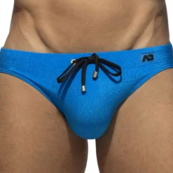 Slip de Bain Piqué Bleu Roi