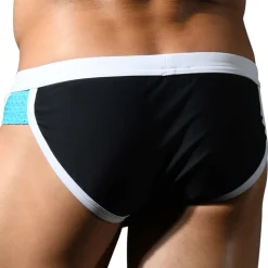 Slip de Bain Rétro Noir