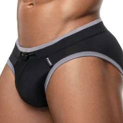 Slip de Bain Shade Water Noir