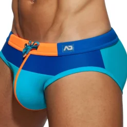 Slip de Bain Spike Bleu Roi - Turquoise