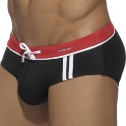 Slip de Bain Sport Detail Binding Noir