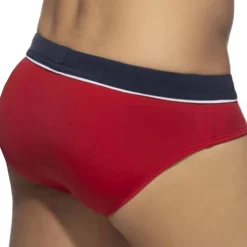 Slip de Bain Sport Detail Binding Rouge