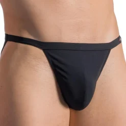 Slip de Bain Tanga BLU 1200 Noir