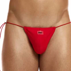 Slip de Bain Tanga Chameleon Rouge