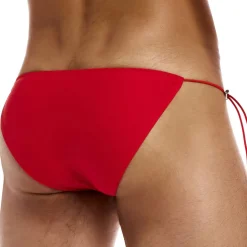 Slip de Bain Tanga Chameleon Rouge