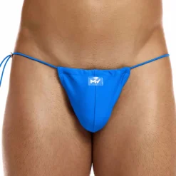 Slip de Bain Tanga Chameleon Bleu