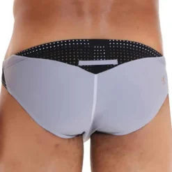 Slip de Bain Umbra Gris - Noir