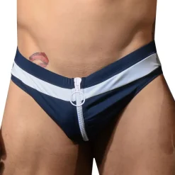 Slip de Bain Zipper Bleu Marine
