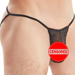 Slip Dentelle Night Glow Noir