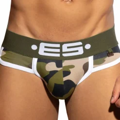 Slip Double Side Coton Camouflage - Kaki