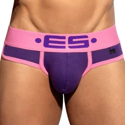 Slip Double Side Coton Violet - Rose