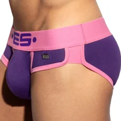 Slip Double Side Coton Violet - Rose