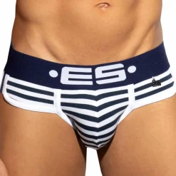 Slip Empty Bottom Double Side Coton Marinière