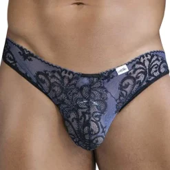 Slip en Dentelle Bleu Marine