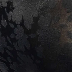 Slip Floral Transparent Noir