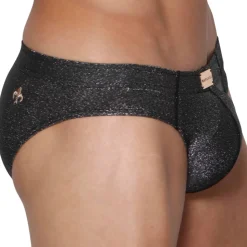 Slip Glisten Noir - Argent