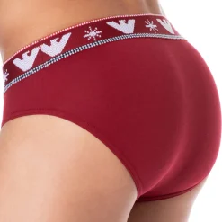 Slip Holidays Jacquard Rouge