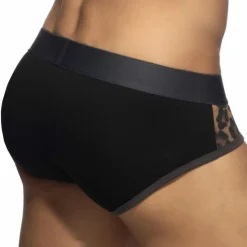 Slip Leopard Panels Noir