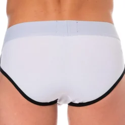 Slip Logo Coton Blanc