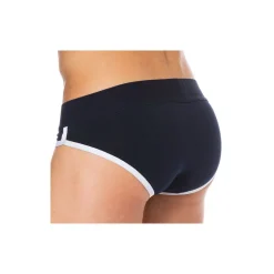 Slip Logo Coton Bleu Marine