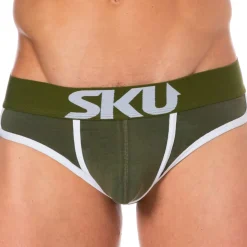 Slip Logo Coton Kaki