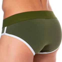 Slip Logo Coton Kaki