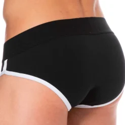 Slip Logo Coton Noir