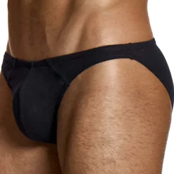 Slip Low Cut en Lin Noir