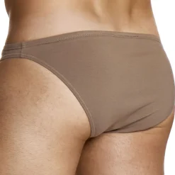 Slip Low Cut Micro Knit Coton Marron