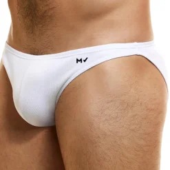 Slip Low Cut Peace Coton Blanc