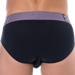 Slip Megalogo Coton Marine