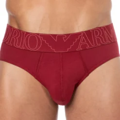 Slip Megalogo Coton Rhubarbe