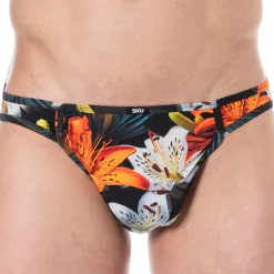 Slip Microfibre Tropical Summer Noir