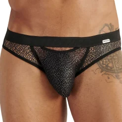 Slip Mini Mesh Night Universe Noir