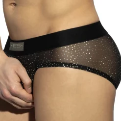 Slip Net Glitter Noir